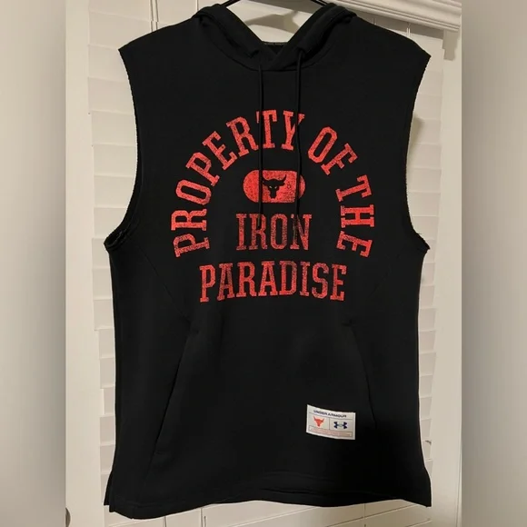 Under Armour Shirts Under Armor Sleeveless Hoodie The Rock